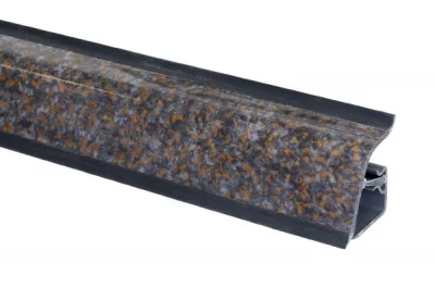 133.Бортик овальный L=4000, искра оро графит