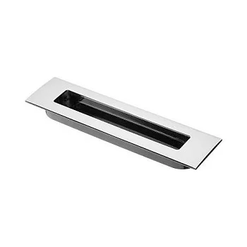 GTV: Ручка врезная UZ-Е6 C=128, хром UZ-E6-128-01