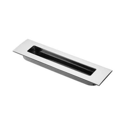 GTV: Ручка врезная UZ-Е6 C=128, хром UZ-E6-128-01