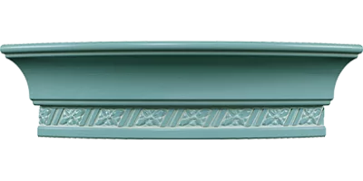 Фриз Афродита верхний закругленный, коллекция Афродита