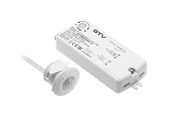 GTV: Бесконтактный включатель  PIR 230V, макс. 250 Вт, кабель 2 м, белый AE-WBEZDPIR-10