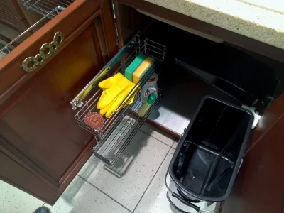 Kessebohmer: Корзина под мойку малая, 117х470х420 мм