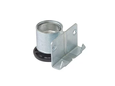 Ножка накладная, регулируемая для шкафа с пластиковым подпятником, замак Ножка накладная, регулируемая для шкафа с пластиковым подпятником, замак