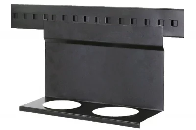 Держатель для 2-х стаканов, 280х130х180мм, отделка черный бархат (матовый)