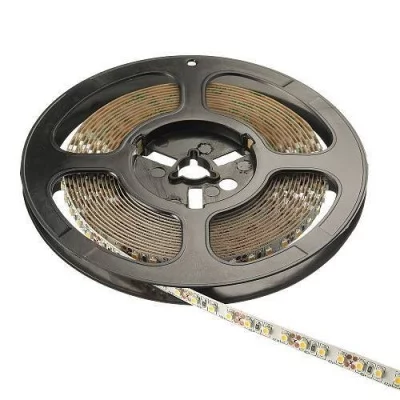 GTV: Светодиодная лента Flash 3528, 600 диодов, холодный белый, 48W, без силикона, 8мм, катушка 5м LD-3528-600-20-ZB