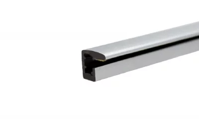 Профиль для LED подсветки стеклянных полок, L=3000 мм, отделка алюминий матовый (RAL 9006)