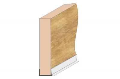 Водоотталкивающий уплотнитель L=5м, для цоколя из дсп 18/19мм