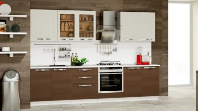 Кухонный гарнитур длиной - 300 см (со шкафом НБ)