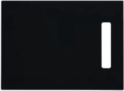 Schock: 629078 Разделочная доска для подстольных Soho, Quadro 519x399x20 черное стекло