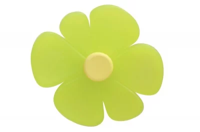 Ручка-кнопка 32 мм, отделка салатовая