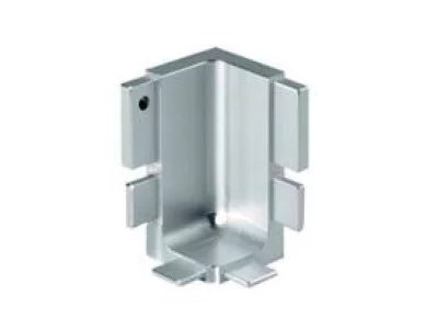 Угол 90° внутренний верхнего профиля GOLA Alphalux, алюминий