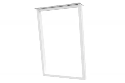 Опора для стола наклонная Фиджи, l.595, h.870, отделка белый бархат (матовый)