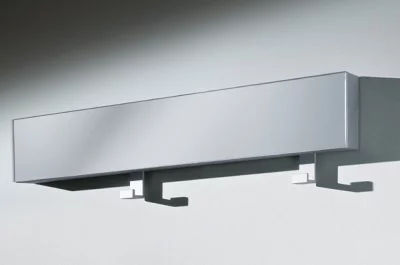 Вешалка, отделка серебро матовое (зеркало + 4 крючка)