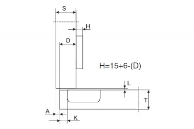 PracticAL Петля 105" накладная PracticAL Петля 105" накладная