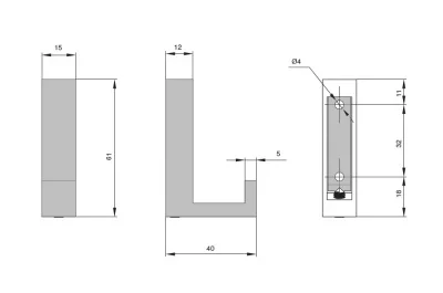 Вешалка, отделка никель