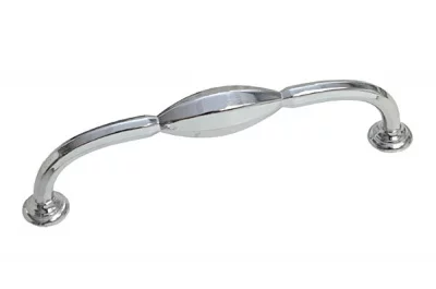 Ручка-скоба 128мм, отделка хром глянец