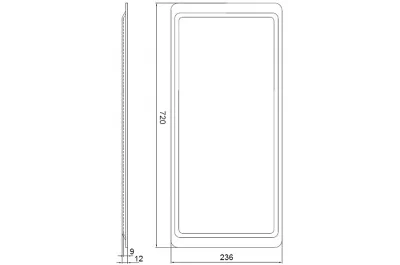 Поддон пластик для сушки в шкаф 800