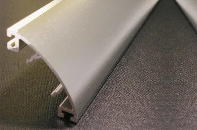 Бортик овальный SH нерж.сталь, гладкий, L=4100мм