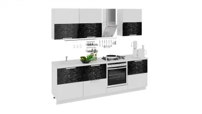 Кухонный гарнитур длиной - 240 см (со шкафом НБ)