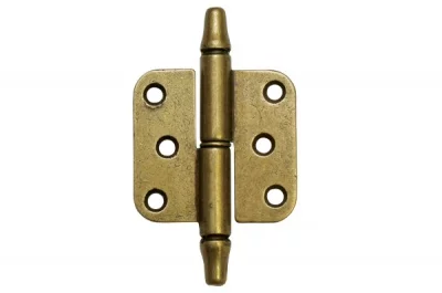 Петля декоративная карточная 72х8х8мм (правая), отделка бронза античная