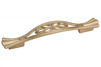 Ручка-скоба 128-096мм, отделка золото матовое