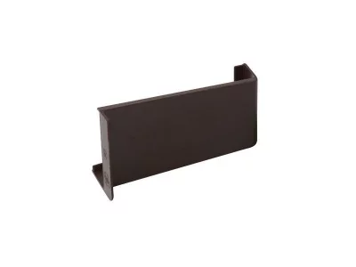 Накладка декоративная для навеса шкафа 806000400DX, коричневая, правая