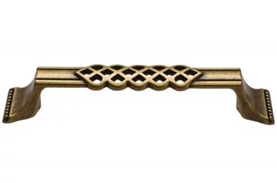 Ручка-скоба 128мм, отделка бронза &quot;Флоренция&quot;