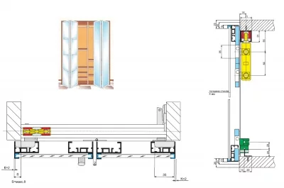 Terno 5 Держатель балки, алюминий, L=3000