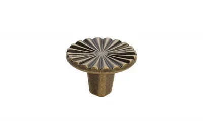 Ручка-кнопка, отделка бронза "Флоренция"