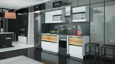 Кухонный гарнитур длиной - 240 см