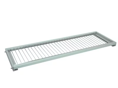 Сушка для чашек Variant с рамкой в базу 900мм (ЛДСП 16мм), держатель задней стенки+регулировка по глубине, хром