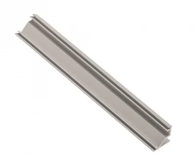 GTV: Алюминиевый профиль GLAX угловой - накладной, цвет серебро, (цена за 2 метра), ШАМПАНЬ: PA-GLAXNKKT-AL-90