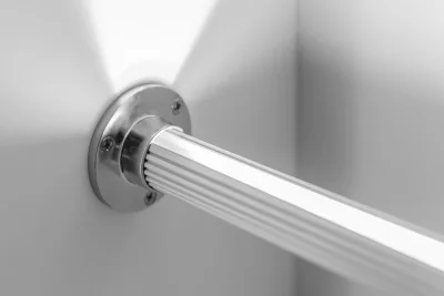 GTV: Алюминиевый профиль-штанга GLAX круглый fi-25мм, (цена за 2 метра) PA-GLAXDR-AL