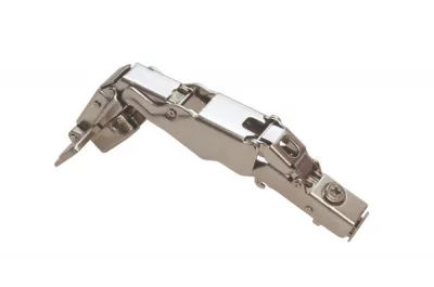 Петля 165 полунакладная с доводчиком, 48мм, Clip-on (cam), отделка никель