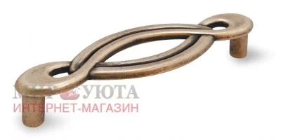 Ручка-скоба 96мм бронза состаренная: 1022.96.23