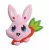 GTV: Детская резиновая ручка - КРОЛИК UM-KID-X-001