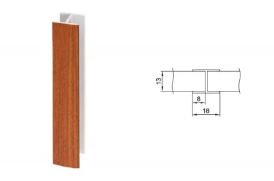 Комплект угловых элементов для цоколя ПВХ H.150, вишня