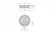 Заглушка кабель-канал, d.60, отделка серебристый металлик Заглушка кабель-канал, d.60, отделка серебристый металлик