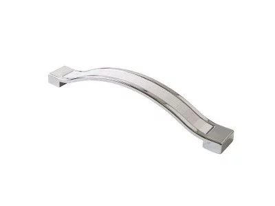 Ручка скоба со вставкой Mico 461, 160 мм, 20 белый