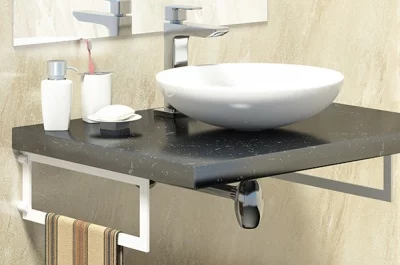 Менсолодержатель Nuvola, отделка белая