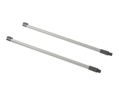 Рейлинги Firmax длина 350 мм, круглые верхние для ящика Newline, серые