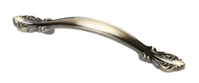 Ручка мебельная WERONA C=96мм, брашированная латунь GTV UZ-WERON-96-09