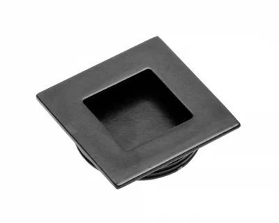 GTV: Ручка мебельная врезная квадратная UZ B226, сатин UZ-00B226-02