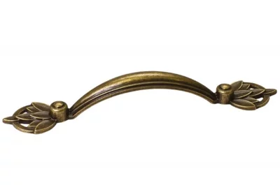 Ручка-скоба 96мм, отделка бронза античная "Флоренция" Ручка-скоба 96мм, отделка бронза античная "Флоренция"