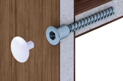 Стяжка конфирмат 6,3х50 под ключ, отделка цинк (упаковка 2500 штук)