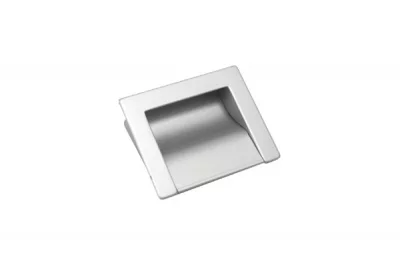 Ручка-скоба 64мм врезная, отделка алюминий