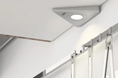 Комплект из 1-го светильника LED Triangolo-Ir, 5000K, отделка под алюминий