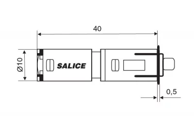 Защёлка Push Magnetic, бежевая