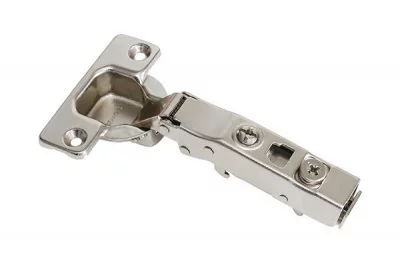 Петля 110 накладная с доводчиком, 52мм, Clip-on (cam), отделка никель