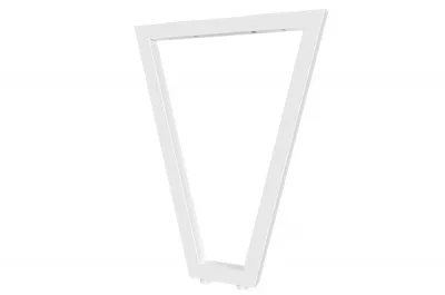 Опора для стола V-образная Лиссабон-Т l.550, h.820, отделка белый бархат (матовый)